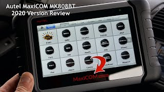 Autel MaxiCOM MK808BT 2020 Version Review [upl. by Zinah]