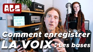 Comment enregistrer la voix  les bases [upl. by Netniuq]