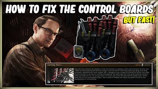 HOW TO FIX THE FACTORY CONTROL BOARDS  ESCAPE FROM TARKOV  MECHANIC TASKS FARMING PART 1 TOOLSET [upl. by Kaleb]