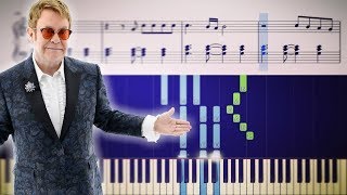 Bennie And The Jets Elton John  Piano Tutorial  SHEETS [upl. by Miner]