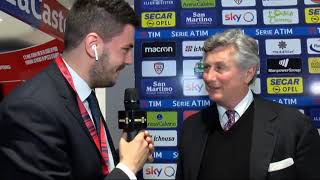 Cagliari Udinese 1  2  26 MAGGIO 2019  INTERVISTA Prade [upl. by Koah]