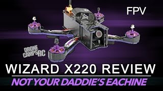 Eachine Wizard X220  FPV Racer Review amp Flight Test [upl. by Laucsap]