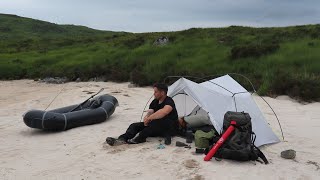 3 Day SOLO Packrafting Trip  EPIC UK Wild Camping [upl. by Jensen]