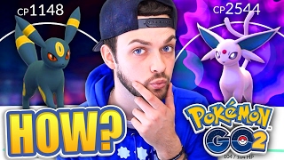 Pokemon GO GEN 2  HOW TO GET ESPEON  UMBREON 100 NEW EVOLUTIONS [upl. by Lorou104]