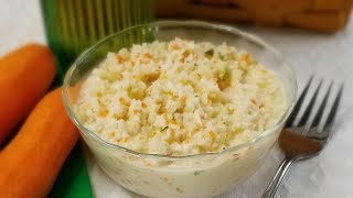 How to make DELICIOUS COLESLAW easy STEP by STEP ❤ [upl. by Guenzi]