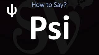 How to Pronounce Psi CORRECTLY  ψ Greek Alphabet Pronunciation [upl. by Animaj]