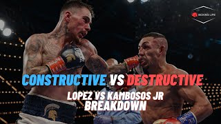 How Kambosos Jr Dismantled Lopez  Fight Breakdown Analysis [upl. by Hahn]