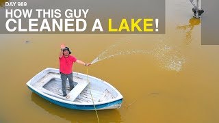 How This Guy Cleaned a Lake [upl. by Enilamme]