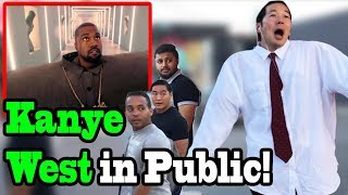 KANYE WEST LIL PUMP  quotI Love Itquot  SINGING IN PUBLIC [upl. by Gillie]