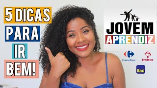 5 DICAS PARA PASSAR NA ENTREVISTA DE JOVEM APRENDIZ  Gessica Alvim [upl. by Kendrah994]