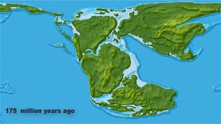 Continental Drift from Pangea to Today [upl. by Cuthburt358]