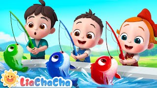 12345 Once I Caught a Fish Alive  Number Song  Kids Songs amp Nursery Rhymes  LiaChaCha [upl. by Pasia]