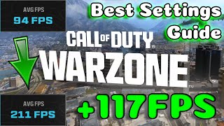 BEST Warzone MW3 MWZ PC Graphics Settings Guide Optimize MAX FPS and Visibility [upl. by Htebilil]