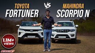 Toyota Fortuner vs Mahindra Scorpio N Comparison [upl. by Gombosi]