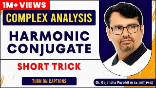 Complex Analysis  Short Trick To Find Harmonic Conjugate By GP Sir [upl. by Norreg]