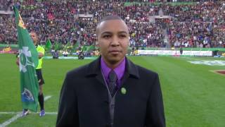 National anthems South Africa vs Ireland [upl. by Sacttler419]