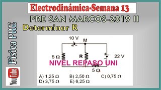 ElectrodinámicaEjercicio 7 semana 13Pre San Marcos [upl. by Ethelyn]