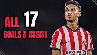 Amad Diallo  All 17 GOALS amp ASSISTS in 20222023 for Sunderland [upl. by Ragouzis]