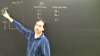 Projectile Motion Calculating the Maximum Height Part 6 [upl. by Aenet]