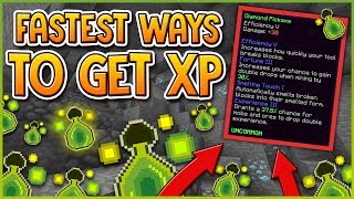 HYPIXEL SKYBLOCK  FASTEST WAYS TO GET XP MUST SEE [upl. by Devland]