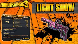 Borderlands 3  Light Show Legendary Weapon Guide Quad Bullet Spam [upl. by Attolrac714]