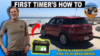 Beginners Guide to Changing the Battery on a Mini Cooper Countryman [upl. by Lucas]