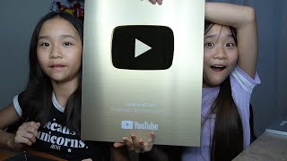 Unboxing Gold Play Button and Reading Your Fan Mail [upl. by Emma]