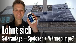 Lohnt sich unsere Solaranlage mit Speicher und Wärmepumpe 1 Jahres Bilanz [upl. by Hpotsirhc]