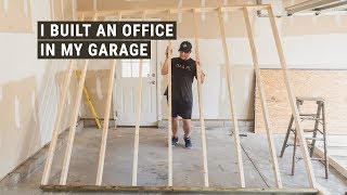 I Built An Office In My Garage and still have room to park our van [upl. by Hourihan]