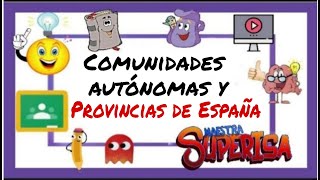 CÓMO APRENDERSE LAS COMUNIDADES AUTÓNOMAS Y LAS PROVINCIAS DE ESPAÑA EN 10 MINUTOS [upl. by Golda750]