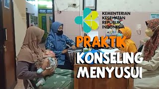 PRAKTIK KONSELING MENYUSUI  IBU MENYUSUI [upl. by Ecnerewal]