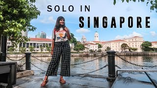 SINGAPORE VLOG ✨ Indian Girl Traveling Solo in Singapore  Kritika Goel [upl. by Aset]