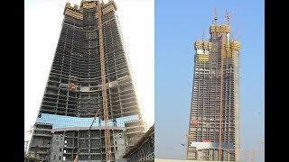 Jeddah  Kingdom Tower  Worlds Tallest Building  1000m Tall Building October 2017 Update [upl. by Gnirol567]