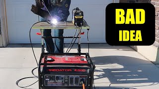 How to Run a Welder Using a Generator [upl. by Aryad396]