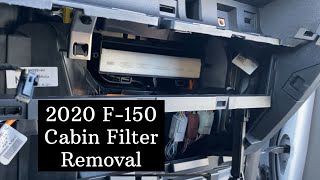 How To Change A Ford F150 Cabin Filter 2020 F150 DIY Replace Remove Tutorial [upl. by Crabb]