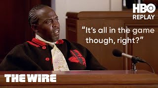 Omar Takes The Stand  The Wire  HBO [upl. by Arodnap]