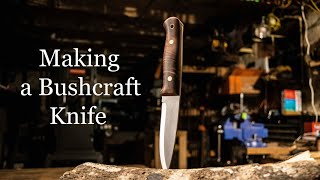 Making a Knife The Bushcraft Woodlore Clone [upl. by Ydnamron]