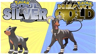 Como capturar o houndour no pokémon Heart Gold e SOUL SILVER nds [upl. by Derayne535]