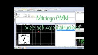 Mitutoyo CMM basic software use [upl. by Ainadi]