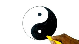 How to Draw the Yin Yang Symbol [upl. by Aneelehs]