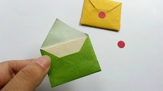 How To Create Cute Miniature Envelopes  DIY Crafts Tutorial  Guidecentral [upl. by Ateekram414]