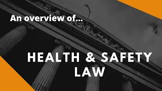 An overview of health and safety law [upl. by Sopher]