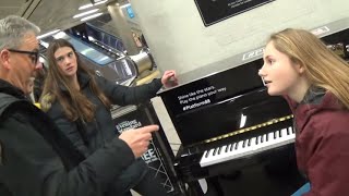 Teenage Girl Is Awed By Boogie Woogie Piano [upl. by Griselda677]