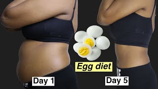 I Tried The Egg Diet For 5 Days Lose 5 kgs in 5 days Weight loss Versatile Vicky [upl. by Standley]