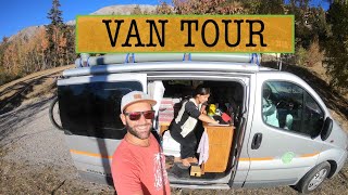 Van tour  Ecco come abbiamo camperizzato questo minivan per girare lEuropa [upl. by Cavuoto]