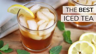 THE BEST ICED TEA  how to make cold brew iced tea [upl. by Ahserak294]