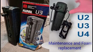 FLUVAL How to Setup U2U3U4 Underwater Filter Maintenance Boost and Cleaning [upl. by Eillah]