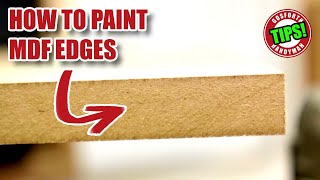 How to Paint MDF Edges  Explained in 2 minutes [upl. by Rebna]