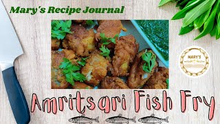 AMRITSARI FISH FRY  अमृतसरी मछली फ्राई  അമൃത്സരി ഫിഷ് ഫ്രൈ [upl. by Ahsiner528]