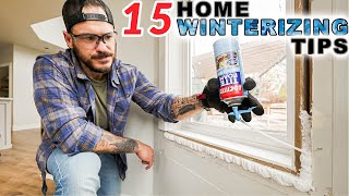 Top 15 Home Winterizing Tips to Save You Money [upl. by Phene380]